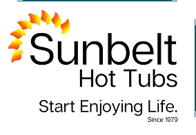 Sunbelt Hot Tubs, Start Enjoying Life, Since 1979 logo